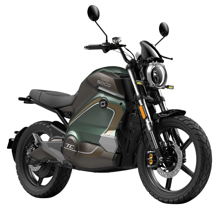 Super Soco TC Wanderer 125E mota elétrica 125cc irreverente — BS Mov
