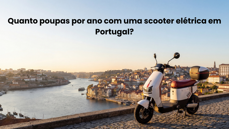 Quanto poupas por ano com uma scooter elétrica em Portugal? - BS mov